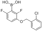 2,6-Difluoro-3-(2-chlorobenzyloxy)phenylboronic acid Structure,870778-99-7Structure