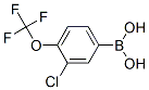 [3-Chloro-4-(trifluoromethoxy)phenyl]boronic acid Structure,870822-79-0Structure