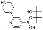 2-(哌嗪-1-基)吡啶-4-硼酸频那醇酯结构式_871125-87-0结构式