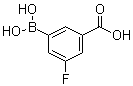 3-Carboxy-5-fluorophenylboronic acid Structure,871329-84-9Structure