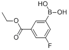 3-Fluoro-5-ethoxycarbonylphenylboronic acid Structure,871329-85-0Structure