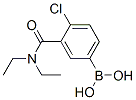4-氯-3-(N,N-二乙基羰基)苯硼酸结构式_871332-68-2结构式