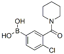 4-氯-3-(哌啶-1-羰基)苯硼酸结构式_871332-70-6结构式