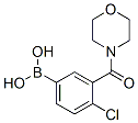 4-Chloro-3-(N-morpholinecarbonyl)phenylboronic acid Structure,871332-71-7Structure