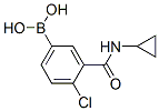 4-Chloro-3-(cyclopropylcarbamoyl)phenylboronic acid Structure,871332-73-9Structure