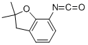 2,2-二甲基-2,3-二氢-1-苯并呋喃-7-基 异氰酸酯结构式_87254-55-5结构式