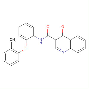 N-[2-(2-甲基苯氧基)苯基]-4-氧代-1H-喹啉-3-羧酰胺结构式_873050-37-4结构式
