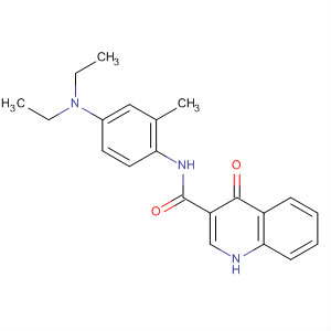 N-(4-二乙基氨基-2-甲基-苯基)-4-氧代-1H-喹啉-3-羧酰胺结构式_873050-98-7结构式