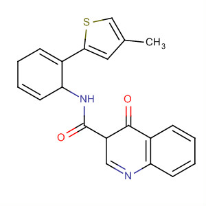 N-[2-(4-甲基-2-噻吩)苯基]-4-氧代-1H-喹啉-3-羧酰胺结构式_873051-67-3结构式