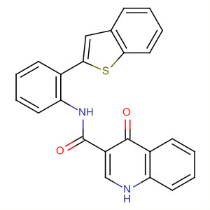 N-(2-(苯并[b]噻吩-2-基)苯基)-1,4-二氢-4-氧代喹啉-3-羧酰胺结构式_873051-87-7结构式