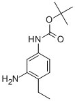 (3-氨基-4-乙基-苯基)-氨基甲酸叔丁酯结构式_873055-94-8结构式