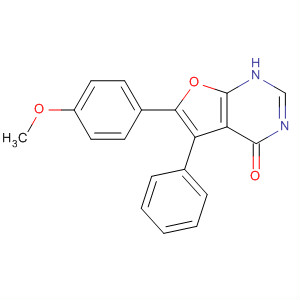 6-(4-Methoxy-phenyl)-5-phenyl-furo[2,3-d]pyrimidin-4-ol Structure,873306-33-3Structure