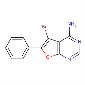 4-Amino-5-bromo-6-phenyl-furo[2,3-d]pyrimidine Structure,873306-44-6Structure