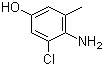4-氨基-3-氯-5-甲基苯酚结构式_873417-25-5结构式