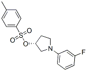 3-Pyrrolidinol, 1-(3-fluorophenyl)-, 3-(4-methylbenzenesulfonate), (3R)- Structure,873945-29-0Structure