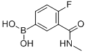 4-Fluoro-3-(methylcarbamoyl)phenylboronic acid Structure,874219-19-9Structure