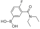 3-(Diethylcarbamoyl)-4-fluorophenylboronic acid Structure,874219-28-0Structure