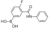 4-Fluoro-3-(phenylcarbamoyl)phenylboronic acid Structure,874219-33-7Structure