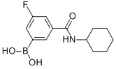 3-(Cyclohexylcarbamoyl)-5-fluorophenylboronic acid Structure,874219-42-8Structure