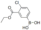 4-Chloro-3-(ethoxycarbonyl)phenylboronic acid Structure,874219-46-2Structure