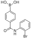 4-(2-溴苯基氨基甲酰)苯硼酸结构式_874288-01-4结构式