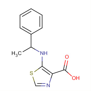 5-(1-苯基-乙基氨基)-噻唑-4-羧酸结构式_874288-86-5结构式