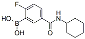 [5-(Cyclohexylcarbamoyl)-2-fluorophenyl]boronic acid Structure,874289-44-8Structure