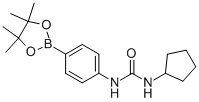 4-(3-Cyclopentyllureido)phenylboronic acid, pinacol ester Structure,874297-80-0Structure