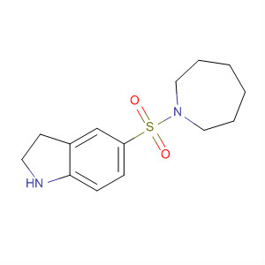 5-(氮杂烷-1-磺酰基)-2,3-二氢-1H-吲哚结构式_874372-97-1结构式