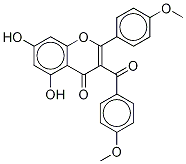 3-p-茴香酰刺槐黄素结构式_874519-13-8结构式