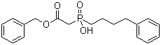 Benzyl hydroxy(4-phenylbutyl)phosphinoylacetate Structure,87460-09-1Structure