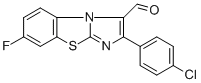 2-(4-氯苯基)-7-氟咪唑并[2,1-b]苯并噻唑-3-羧醛结构式_874799-91-4结构式