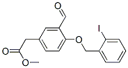 [3-Formyl-4-(2-iodobenzyloxy)phenyl]acetic acid methyl ester Structure,875050-49-0Structure