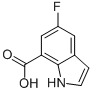 5-氟-1H-吲哚-7-羧酸结构式_875305-87-6结构式