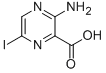 3-氨基-6-碘-吡嗪-2-羧酸结构式_875781-48-9结构式