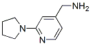 (2-(吡咯烷-1-yl)吡啶-4-基)甲胺结构式_876316-38-0结构式