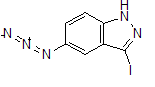 5-叠氮基-3-碘-1H-吲唑结构式_876365-97-8结构式