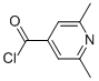 (9CI)-2,6-二甲基-4-吡啶甲酰氯结构式_87647-00-5结构式