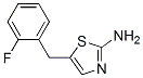 5-(2-Fluorobenzyl)-1,3-thiazol-2-amine Structure,876715-72-9Structure