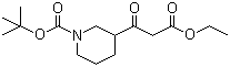1-Boc-beta-氧代-3-哌啶丙酸乙酯结构式_877173-80-3结构式