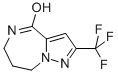 2-(三氟甲基)-7,8-二氢-6H-吡唑并[1,5-a][1,4]二氮杂革-4-醇结构式_877402-85-2结构式