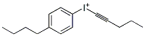 Iodonium, (4-butylphenyl)-1-pentyn-1-yl- Structure,878157-46-1Structure