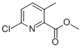 2-Pyridinecarboxylic acid, 6-chloro-3-methyl-, methyl ester Structure,878207-92-2Structure