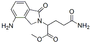 4-氨基-a-(3-氨基-3-氧代丙基)1,3-二氢-1-氧代-2H-异吲哚-2-乙酸甲酯结构式_878782-79-7结构式