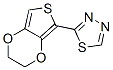 2-(2,3-二氢噻吩并[3,4-b]-1,4-二噁英-5-基)-1,3,4-噻二唑结构式_878801-63-9结构式