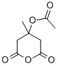 3-乙酰氧基-3-甲基-1,5-戊二酸酐结构式_87894-65-3结构式