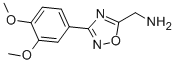 C-[3-(3,4-二甲氧基-苯基)-[1,2,4]噁二唑-5-基]-甲胺结构式_878977-92-5结构式
