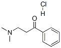 3-(二甲氨基)-1-苯基-1-丙酮盐酸盐结构式_879-72-1结构式