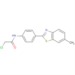 2-Chloro-n-[4-(6-methyl-1,3-benzothiazol-2-yl)phenyl]acetamide Structure,87992-61-8Structure