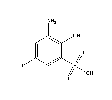 2-Amino-4-chlorophenol-6-sulfonic acid Structure,88-23-3Structure